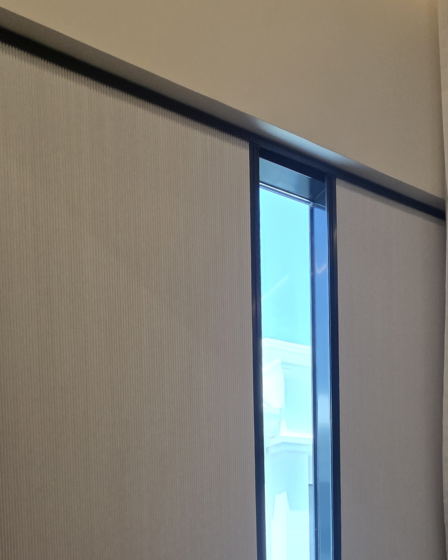 Blackout screen in UAE home